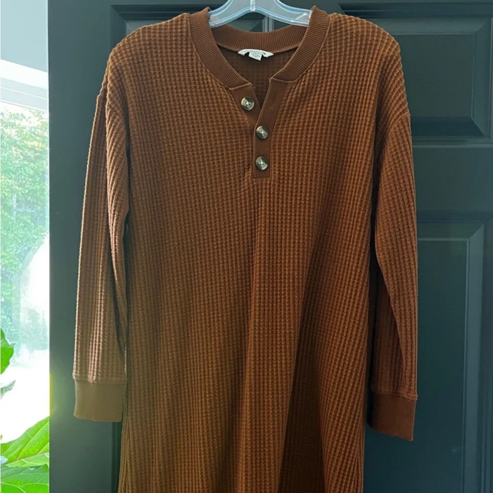 American Eagle Outfitters Brown Midi Dress